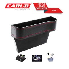 Oto Ön Koltuk Arası Düzenleyici Cep Siyah – Araç İçi Saklama Çözümü Sürücü Tarafı