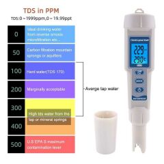PH-3508 4'ü 1 arada PH Metre TDS EC ve Sıcaklık Ölçer