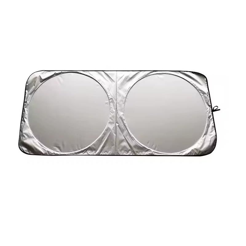 CARUB Güneşlik Miflonlu Ön Arka Katlanır 150x70cm - Araç Güneş Koruyucu