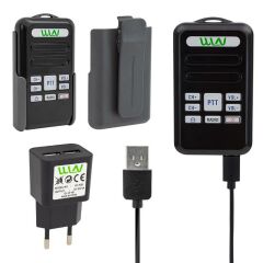 Wln Kd-c80 16 Kanal Radyolu Tekli̇ Pi̇l Ve Şarj Aleti̇ Dahi̇l Mi̇ni̇ El Telsi̇zi̇ (3-5 Km)