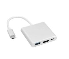 Type-C To HDMI USB 3.0 Çevirici 3'in 1 Dönüştürücü Adaptör