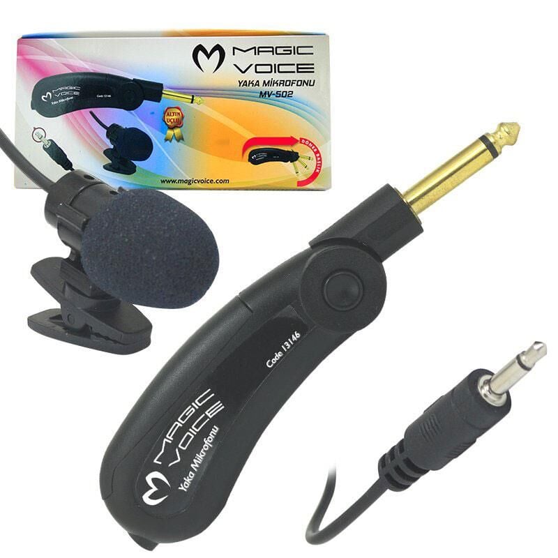 Gold Kablolu Yaka Mi̇krofonu * Tunmic Mm-502