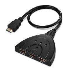 3 Port Kablolu Hdmi Switch Çoklayıcı Çoğaltıcı Splitter
