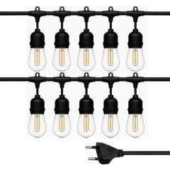 10lu E27 Duy Sirali 10 Metre Lamba Kablosu (Sadece 10 Adet Duy İçerir)