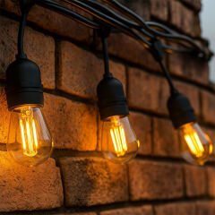 10lu E27 Duy Sirali 10 Metre Lamba Kablosu (Sadece 10 Adet Duy İçerir)