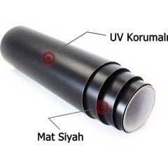 Mat Siyah Folyo 122 cm x
