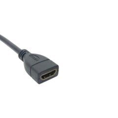 4666 Hdmi Dişi Erkek Uzatma 90 Derece Dirsek Kablosu 0.5 Metre