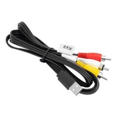 1.2 Metre USB - 3 Rca Av Görüntü Ve SES Dönüştürücü Kablo