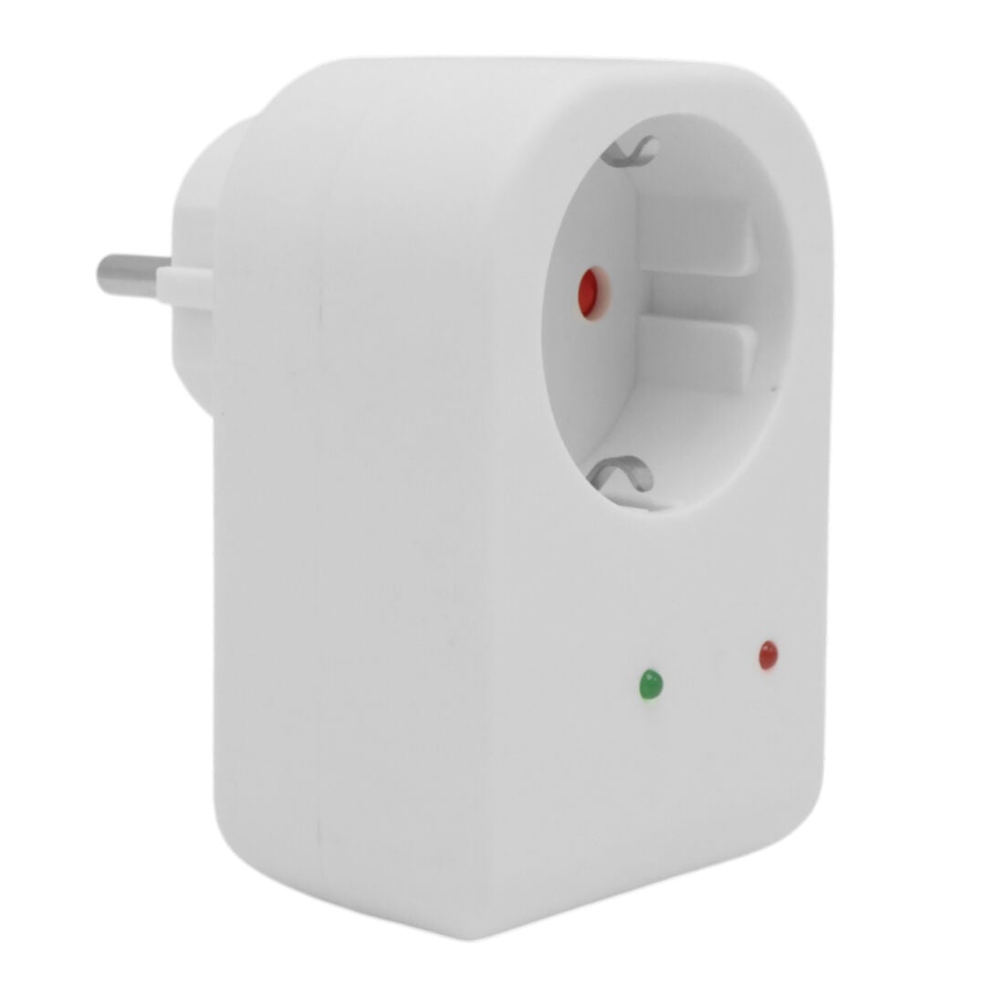 16 Amper - 3500 Watt LED Göstergeli̇ Tekli̇ Beyaz Akim Korumali Pri̇z