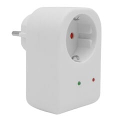 16 Amper - 3500 Watt LED Göstergeli̇ Tekli̇ Beyaz Akim Korumali Pri̇z
