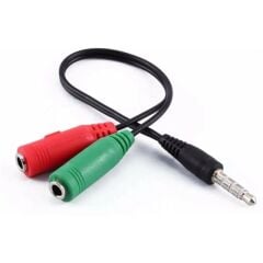 3.5 Mm Stereo Erkek Kulaklik 3 Çi̇zgi̇Li̇+2 X Stereo Di̇şi̇ Mi̇krofon Hoparlör Çoklayici Kablo