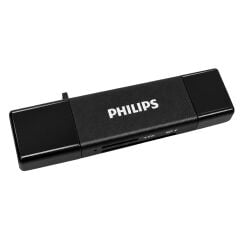 Phi̇Li̇ps Swr1617b/93 USB 3.0 & Usb-c Çi̇ft Gi̇ri̇şli̇ Sd/Tf Kart Okuyucu - Otg Destekli̇