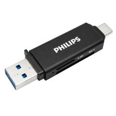 Phi̇Li̇ps Swr1617b/93 USB 3.0 & Usb-c Çi̇ft Gi̇ri̇şli̇ Sd/Tf Kart Okuyucu - Otg Destekli̇