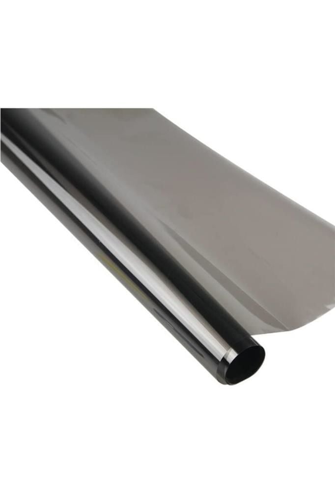 Çok Açık Siyah Çizilmez Cam Filmi 0.5 Numara %50 Geçirgenlik Ön Cam Filmi 100 cm x 2 Metre