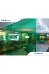 Yeşil Cam Filmi 100 Cm Krom Koyu Yeşil