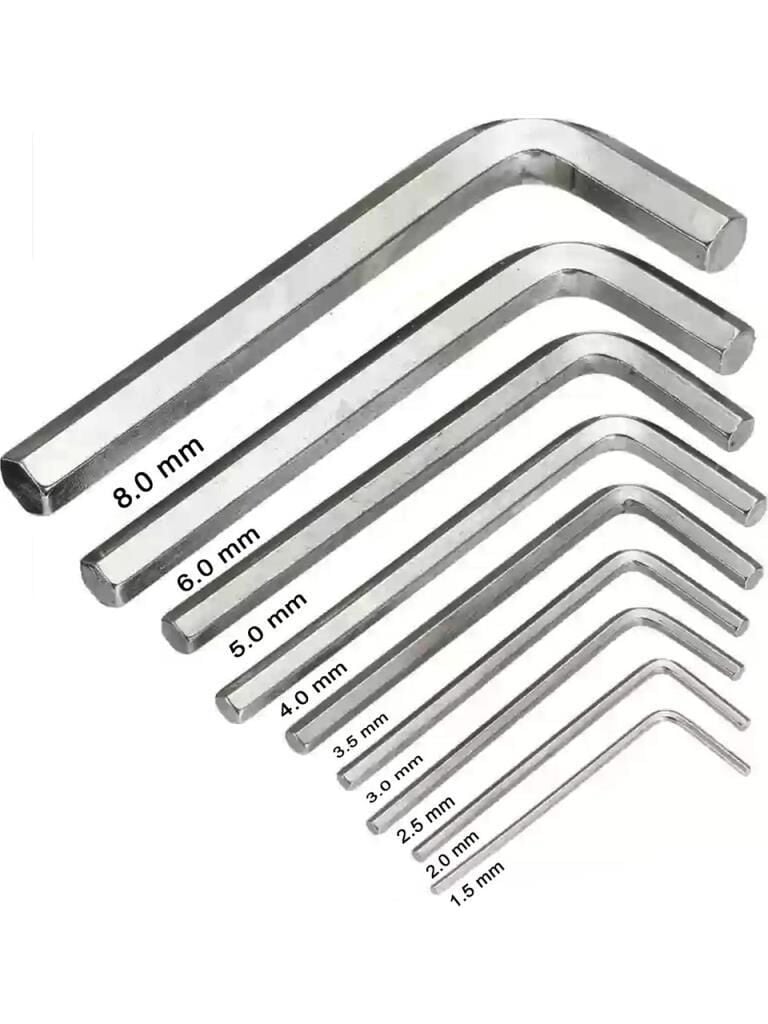 9 Parça Alyan Anahtar Seti