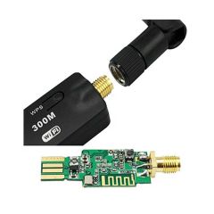 300Mbps Wireless USB WiFi Adaptör Dongle 5dBi Anten Network LAN