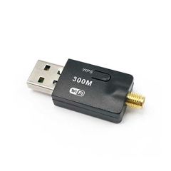 300Mbps Wireless USB WiFi Adaptör Dongle 5dBi Anten Network LAN