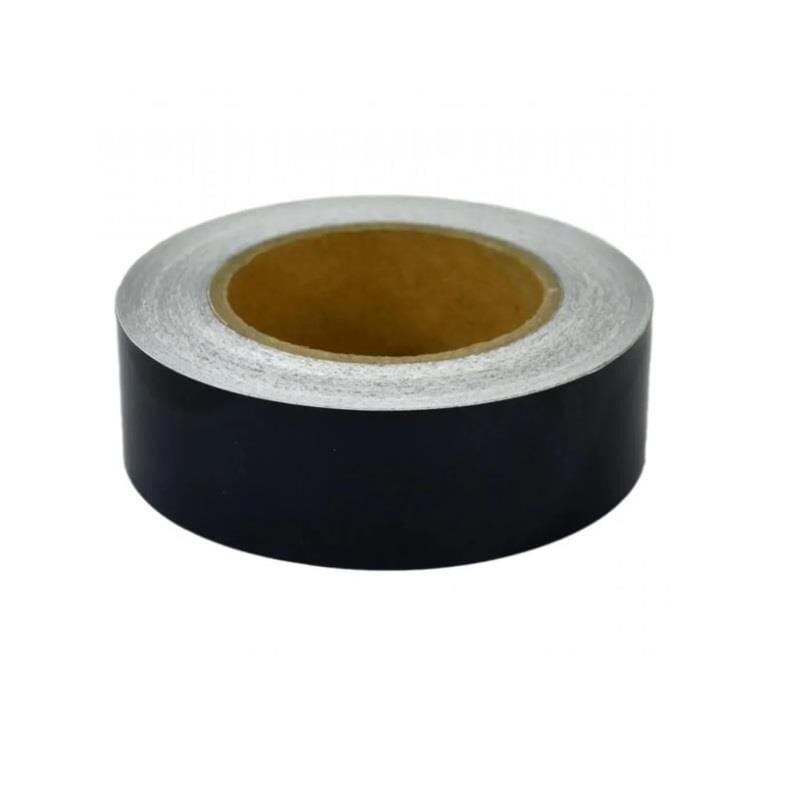 Parlak Siyah Bant Yapışkanlı Araç Çıta Direk Kaplama Folyosu 4 Cm X 3 Metre