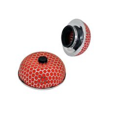 Ses & Performans Arttırıcı Açık Hava Filtresi Mantar Tip Kırmızı +6 Hp Aparatlı Üniversal