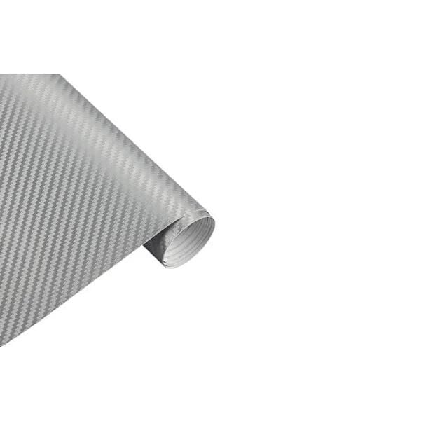 Hava Kanallı Gri Karbon Araba Kaplama Folyosu 120 Cm X 100 Cm