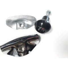 Carub Direksiyon Çevirme Topuzu Armalı Lüks Krom