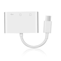 Usb Type C To Sd Microsd Tf Kart Okuyucu Usb 3in1 Çevirici Dönüştürücü Adaptör