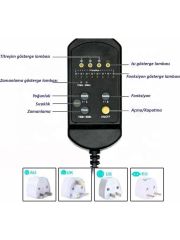 Taşınabilir Isıtmalı Oto Koltuk Masaj Minderi – 8 Programlı Titreşimli Masaj Aleti