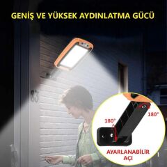 Solar Sensörlü Dış Mekan Lamba – 150 LED’li, 3 Modlu, 5.5V 2.5W Güneş Enerjili Aydınlatma