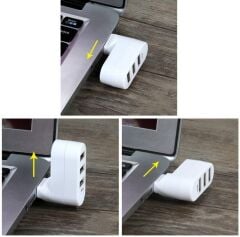 4692b 4 Port Usb 2.0 Hub Çoklayıcı Çoğaltıcı 180 Derece
