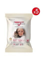 Kitten Tavuklu ve Balıklı Yavru Kedi Maması, 100 gr x 5 Adet, Tüm Irklar Için, Doğal, Şeker Içermez
