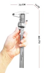 Tp Paslanmaz Çelik Dijital Kumpas 150mm