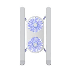 Çi̇ft Fanli Taşinabi̇Li̇r Alümi̇nyum Notebook Soğutucu Stand