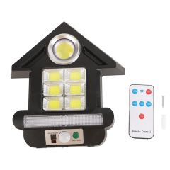 Solar Enerjili Kumandalı 81 LED'li Sensörlü Kapı Aydınlatması | Dış Mekan Güneş Paneli ile Gece Işığı