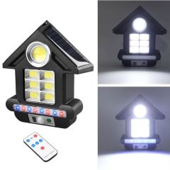 Solar Enerjili Kumandalı 81 LED'li Sensörlü Kapı Aydınlatması | Dış Mekan Güneş Paneli ile Gece Işığı