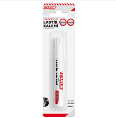 Lastik Yazma Kalemi Beyaz Bilyalı Vakum