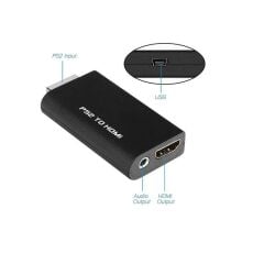 Ps2 To Hdmi Tv Kablosu Çevirici Dönüştürücü Adaptör