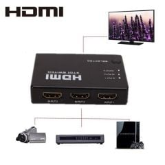 3 Port Hdmi Switch Çoklayıcı Çoğaltıcı Kumandalı