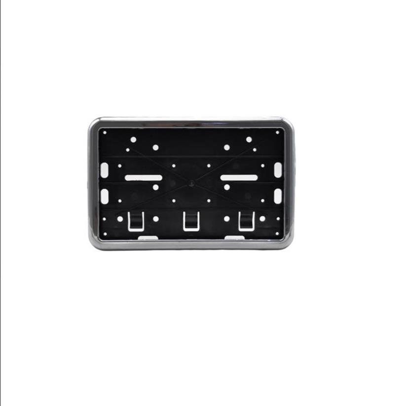 Plaka Altı Kare 26X17 cm Motor Çerçeveli Krom Plakalık