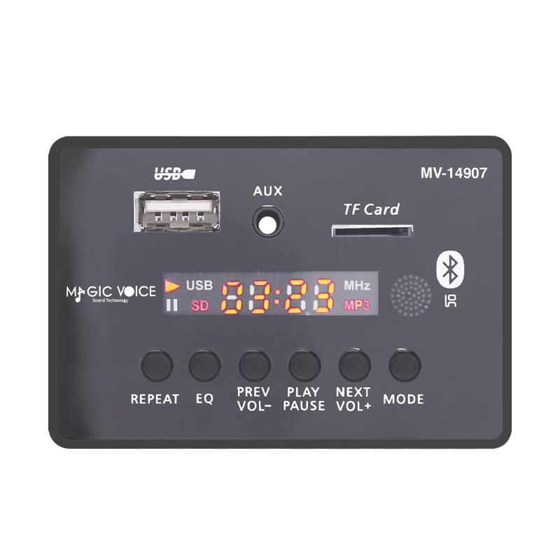 USB/SD/MIC/AUX/BLUETOOTH KUMANDALI EKRANLI OTO TEYP ÇEVİRİCİ DİJİTAL PLAYER BOARD