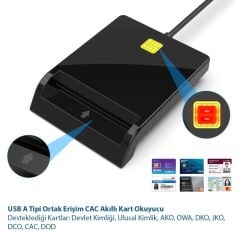 USB Akilli Kart Okuyucu Cac Reader