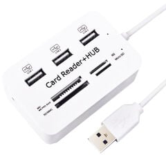 4 Slot Kart Okuyucu + 3 Port USB 2.0 Çoklayici