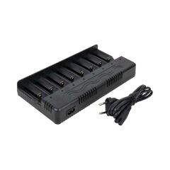 18650 8'li Lityum Pil Şarj Cihazı | Hızlı ve Güvenli Şarj