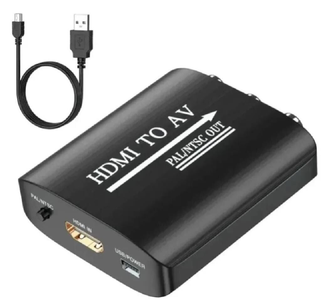 4334 Hdmi To Av Rca Tos Çevirici Dönüştürücü Adaptör