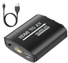 4334 Hdmi To Av Rca Tos Çevirici Dönüştürücü Adaptör