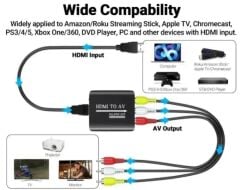 4334 Hdmi To Av Rca Tos Çevirici Dönüştürücü Adaptör