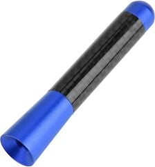 Uni̇versal Mavi̇ Karbon Fi̇ber Oto Çubuk Radyo Anteni̇ 12 Cm.