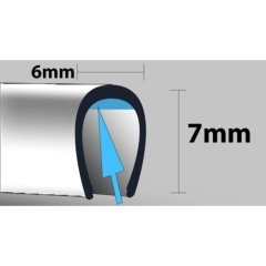 Carub Siyah Kapı Koruma Şerit