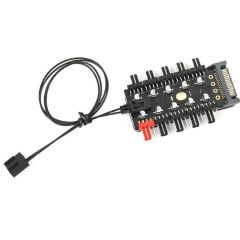4988 10 Port Fan Power Sata Güç Switch Pwm Çoklayıcı.