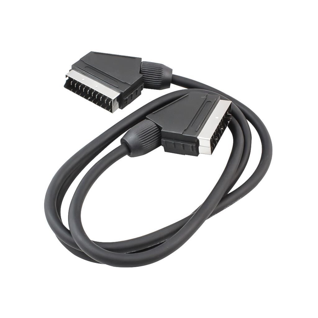 3 Metre 7 Mm Poşetli̇ Si̇yah Scart Scart Kablo